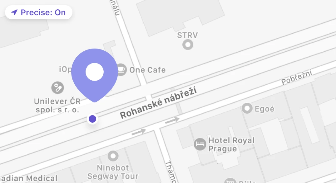 Location tracking for web app